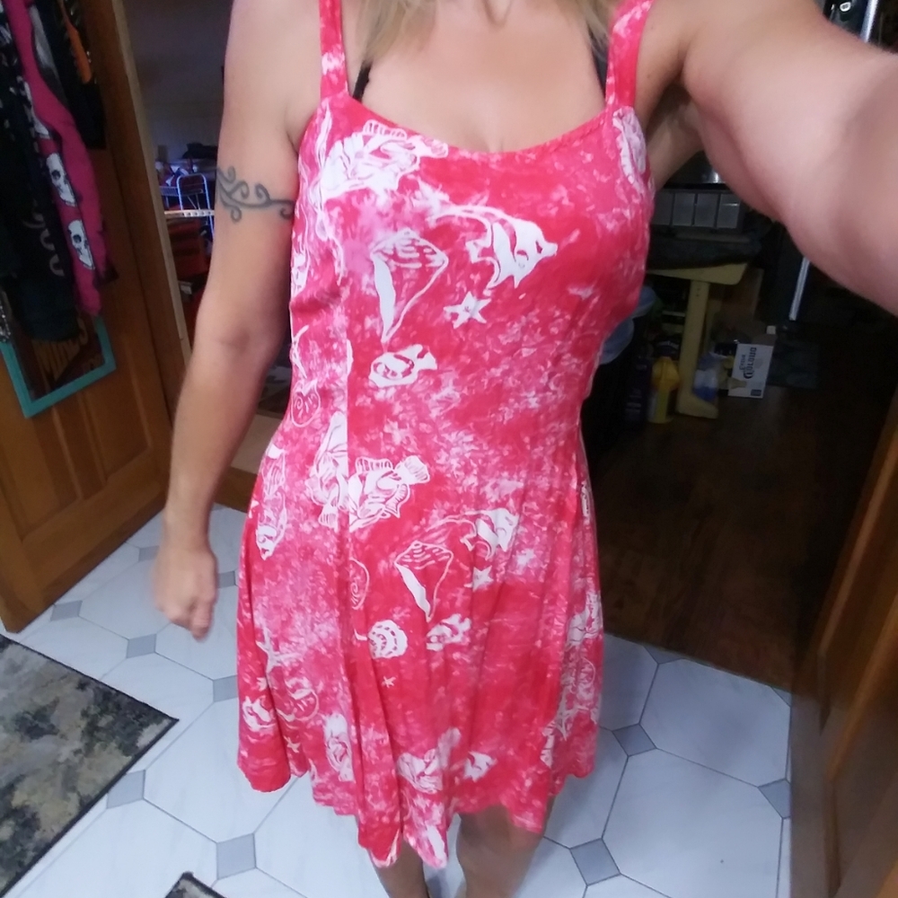 Beautiful pink/white summer dress